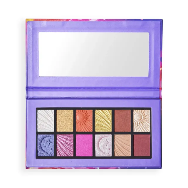 Revolution Sunset Haze palette fards dorés 12 teintes