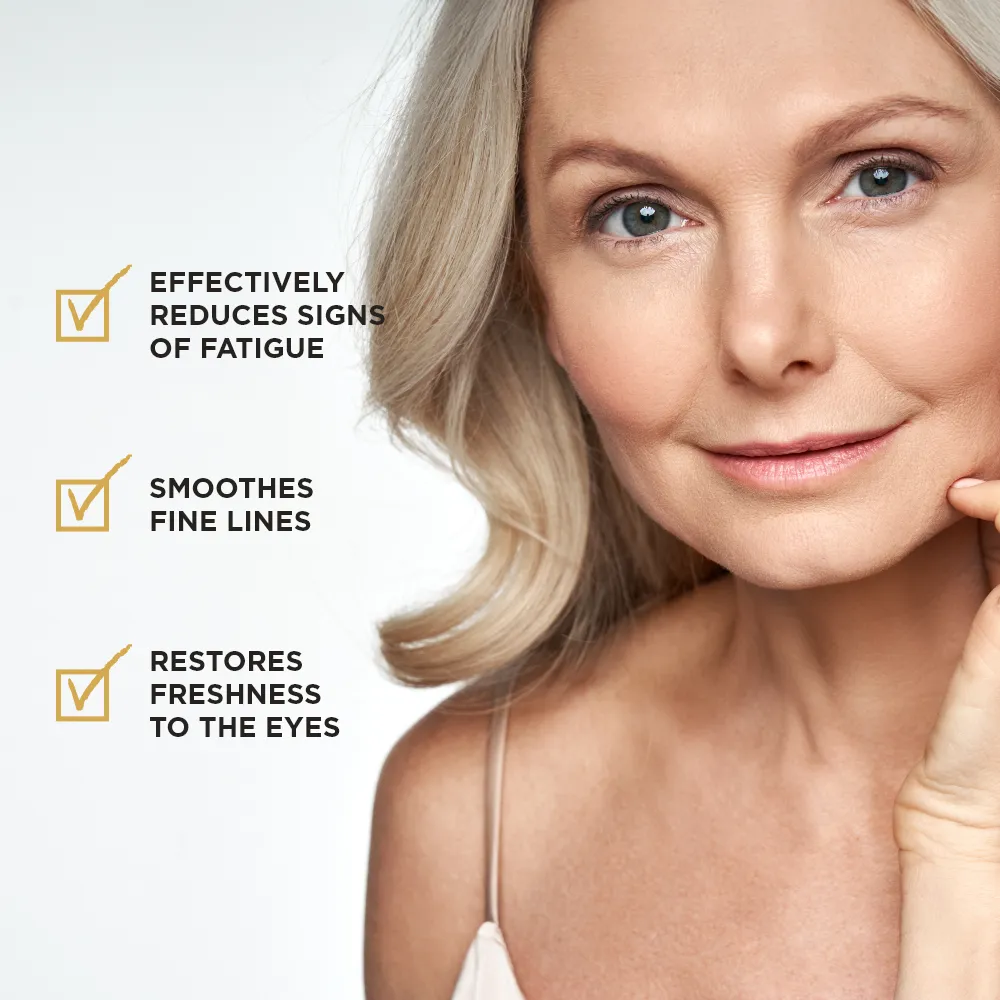 Eveline 24K Gold Vitamin C crème yeux lift or