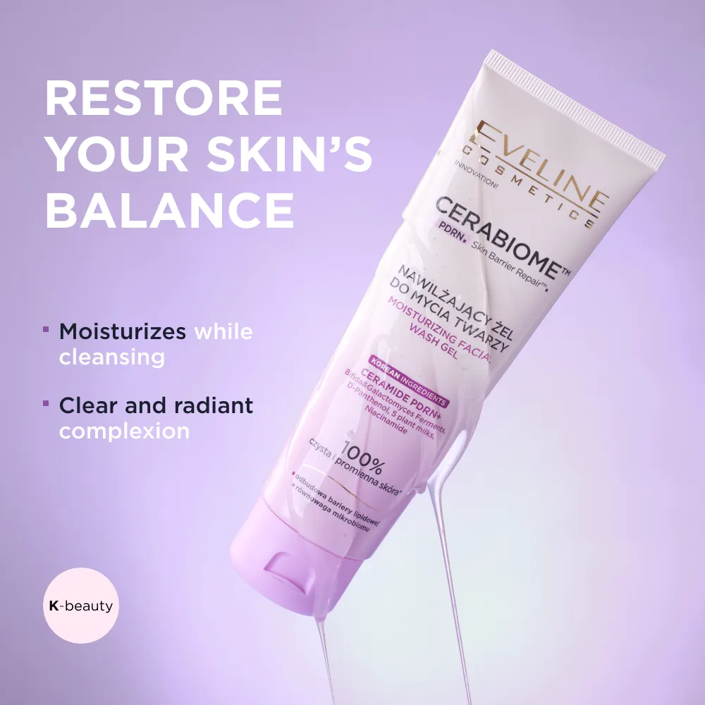Eveline Cerabiome gel nettoyant visage hydratant