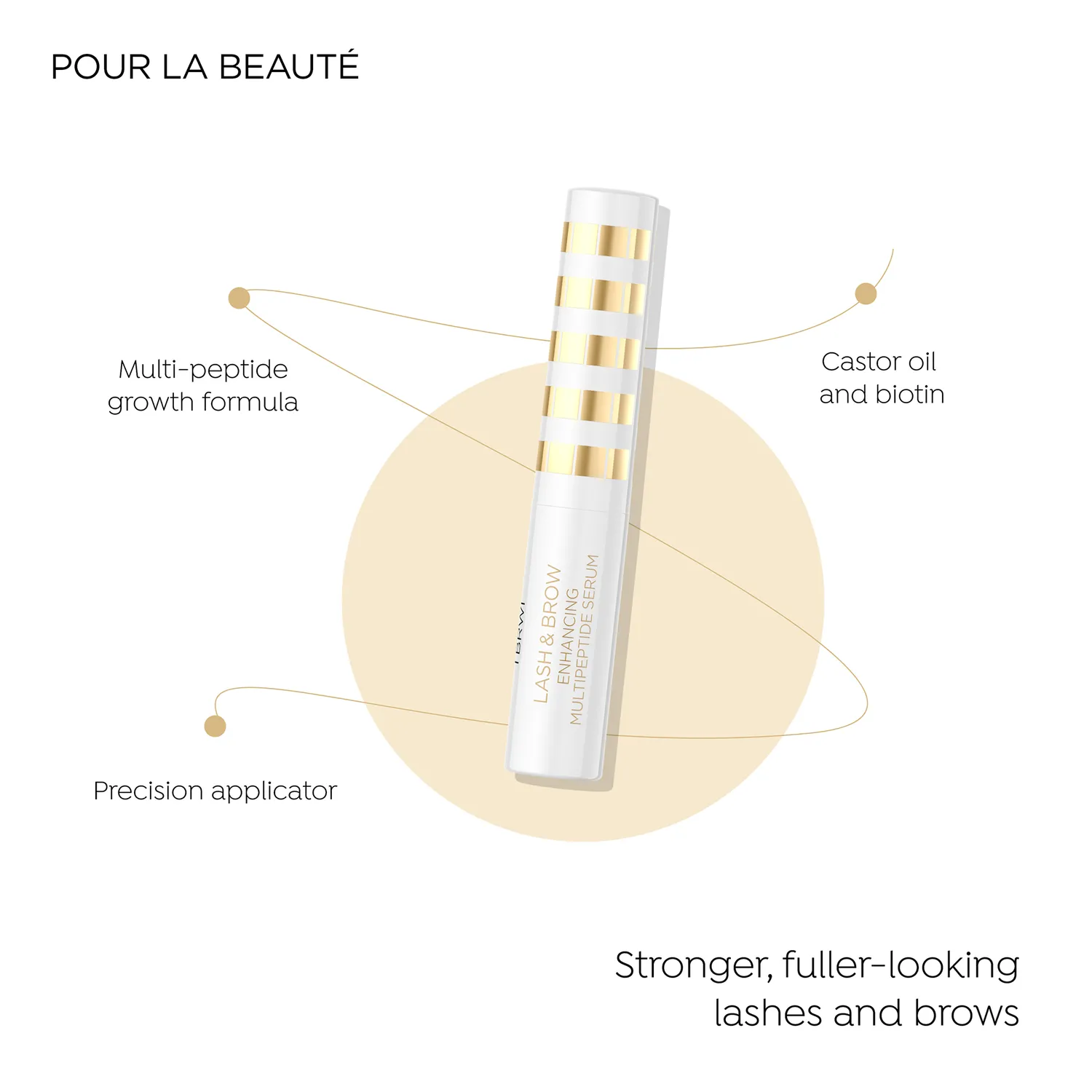 Eveline Christian Laurent sérum cils sourcils multi-peptides fortifiant