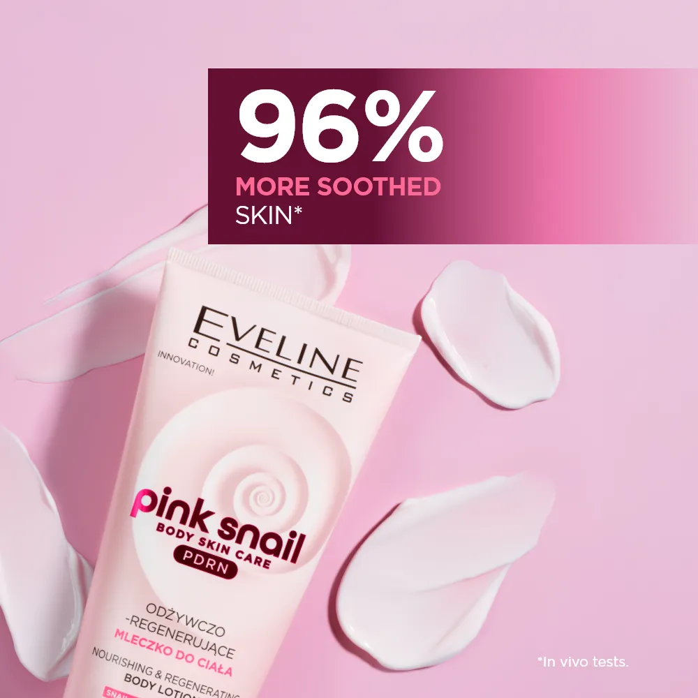 Eveline Pink Snail lait corps nourrissant régénérant