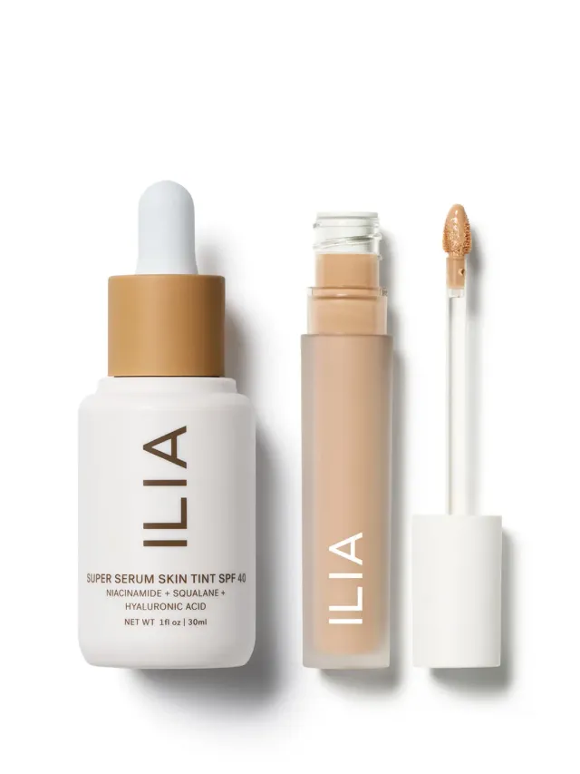 Ilia The Skin Tint + Blur Complexion Duo teint SPF 40