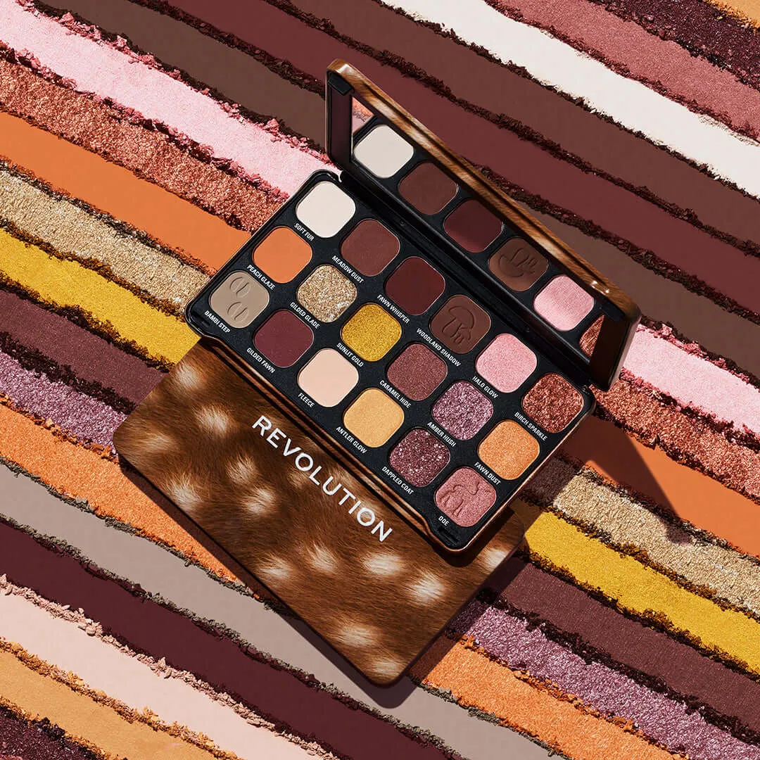 Revolution Forever Flawless Doe Eyes palette fards à paupières neutres chauds