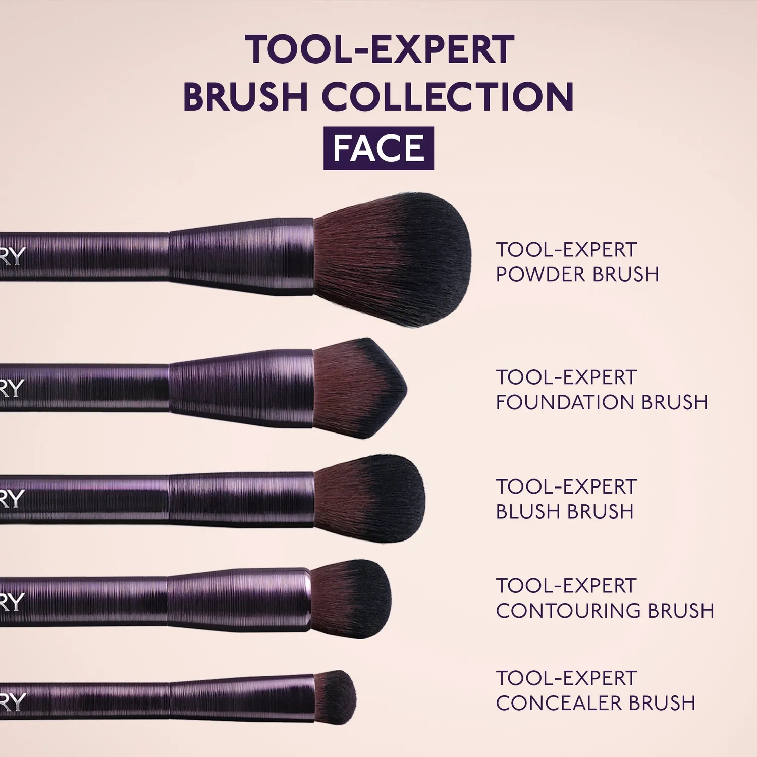 By Terry Tool-Expert Collection 8 pinceaux visage et yeux