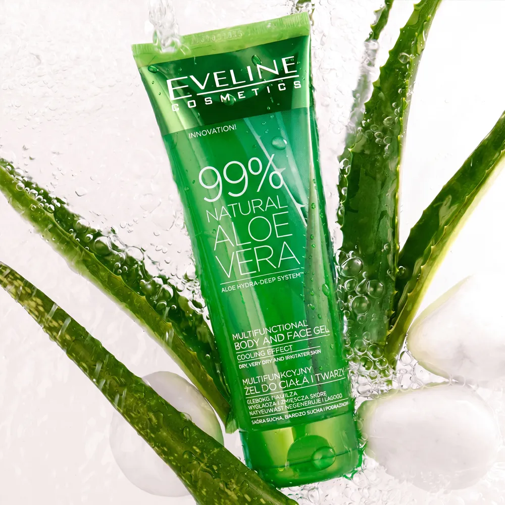 Eveline Natural Aloe Vera 99% gel visage corps hydratant