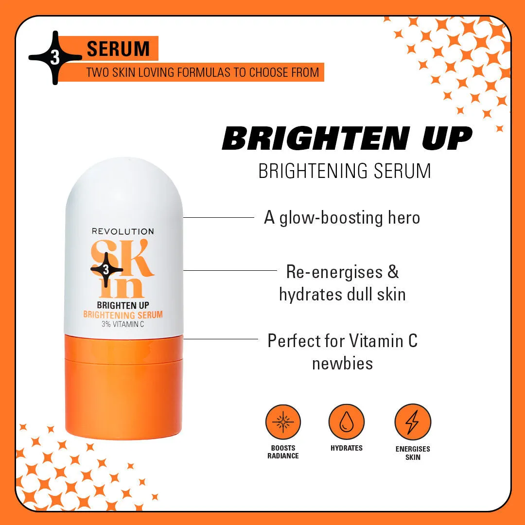 Revolution Skin Be Bright kit soin 4 étapes vitamine C