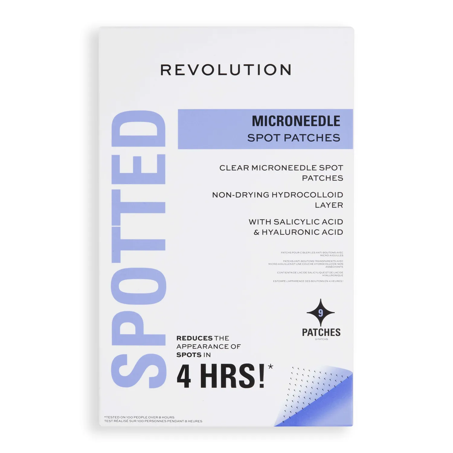 Revolution Skin Microneedle patch boutons acide salicylique