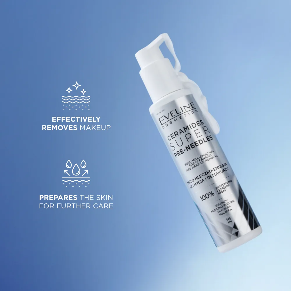 Eveline Super Needles émulsion lait démaquillante céramides