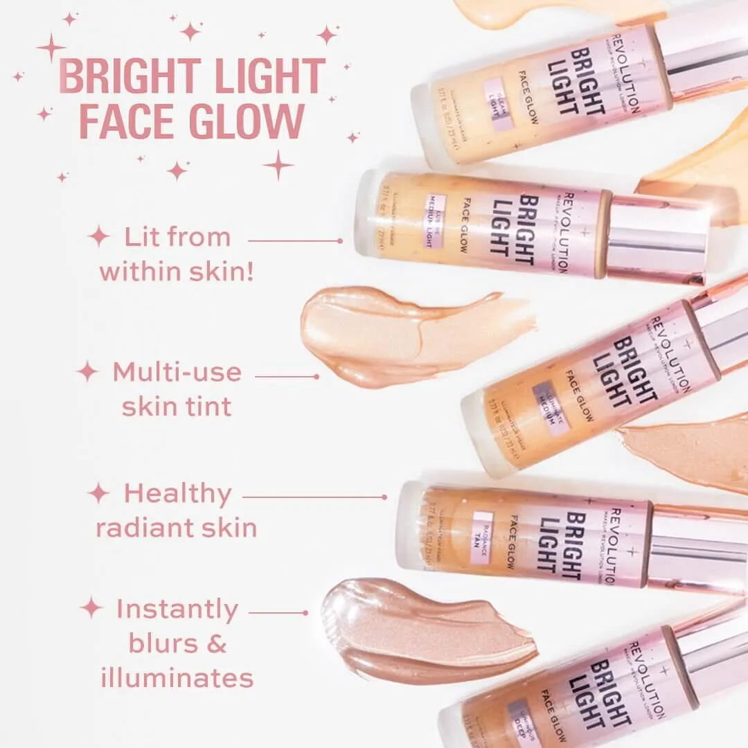 Revolution Bright Light Face Glow fluide éclat naturel