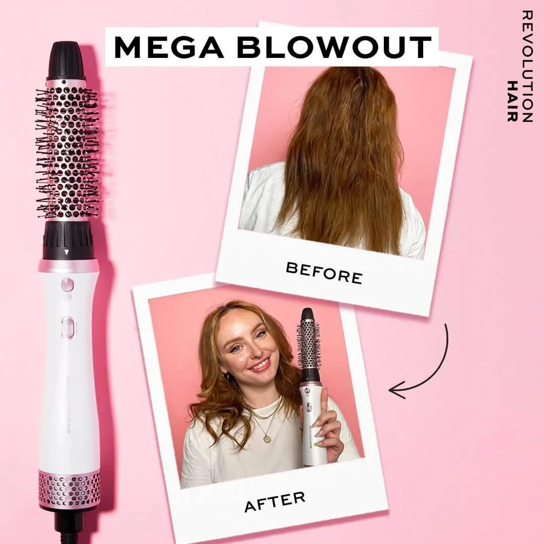 Revolution Haircare Mega Blow Out brosse soufflante 6 en 1