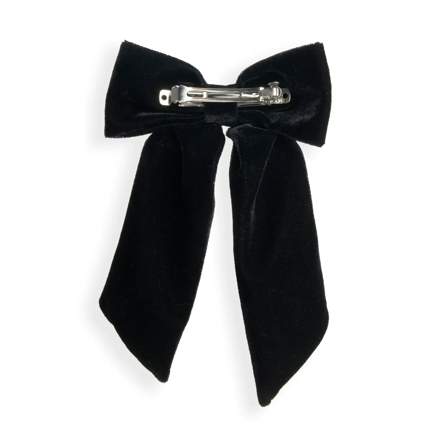 Revolution Haircare barrette nœud velours noir esprit 90s