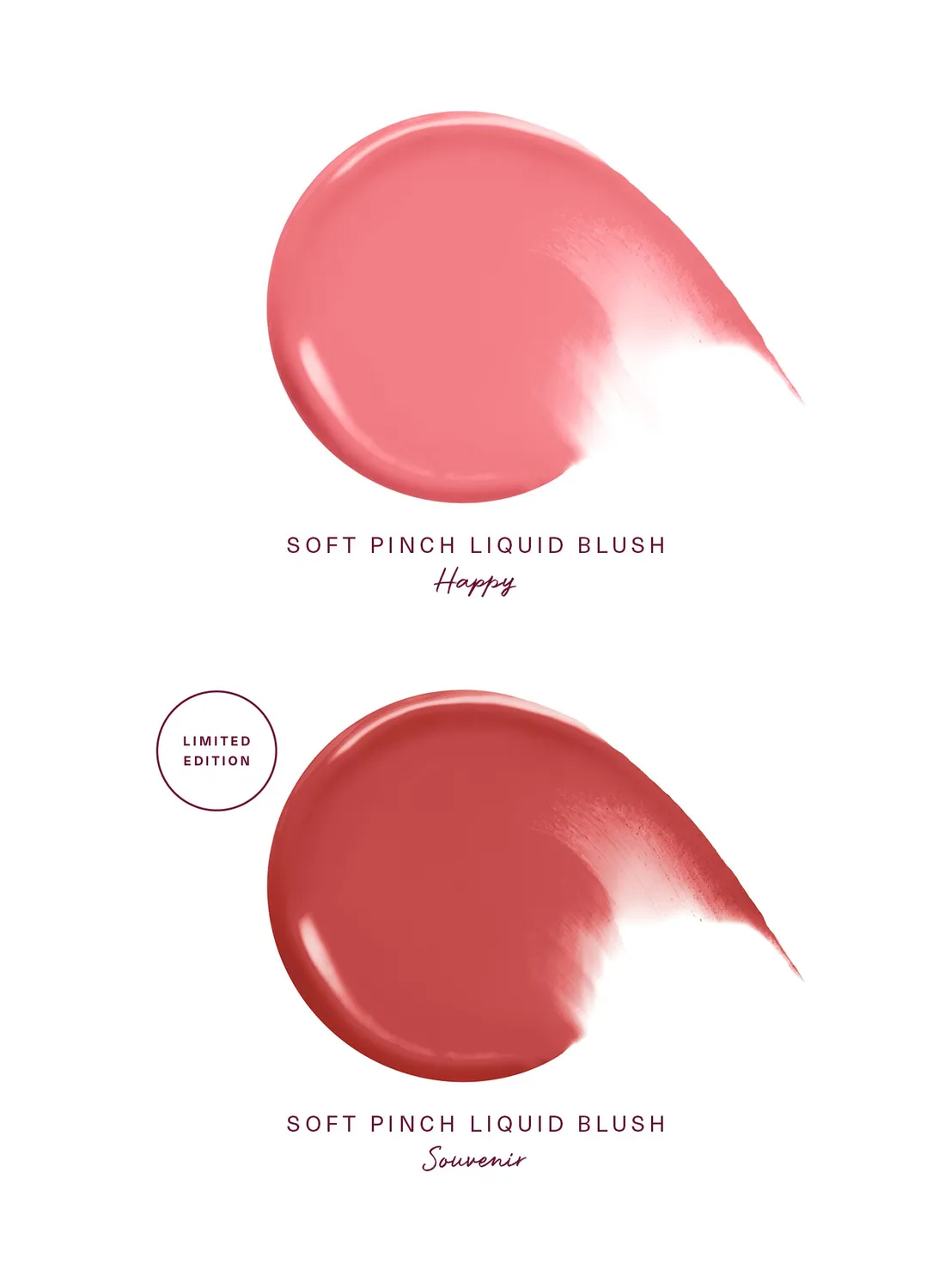 Rare Beauty Soft Pinch duo blush liquide Happy Souvenir