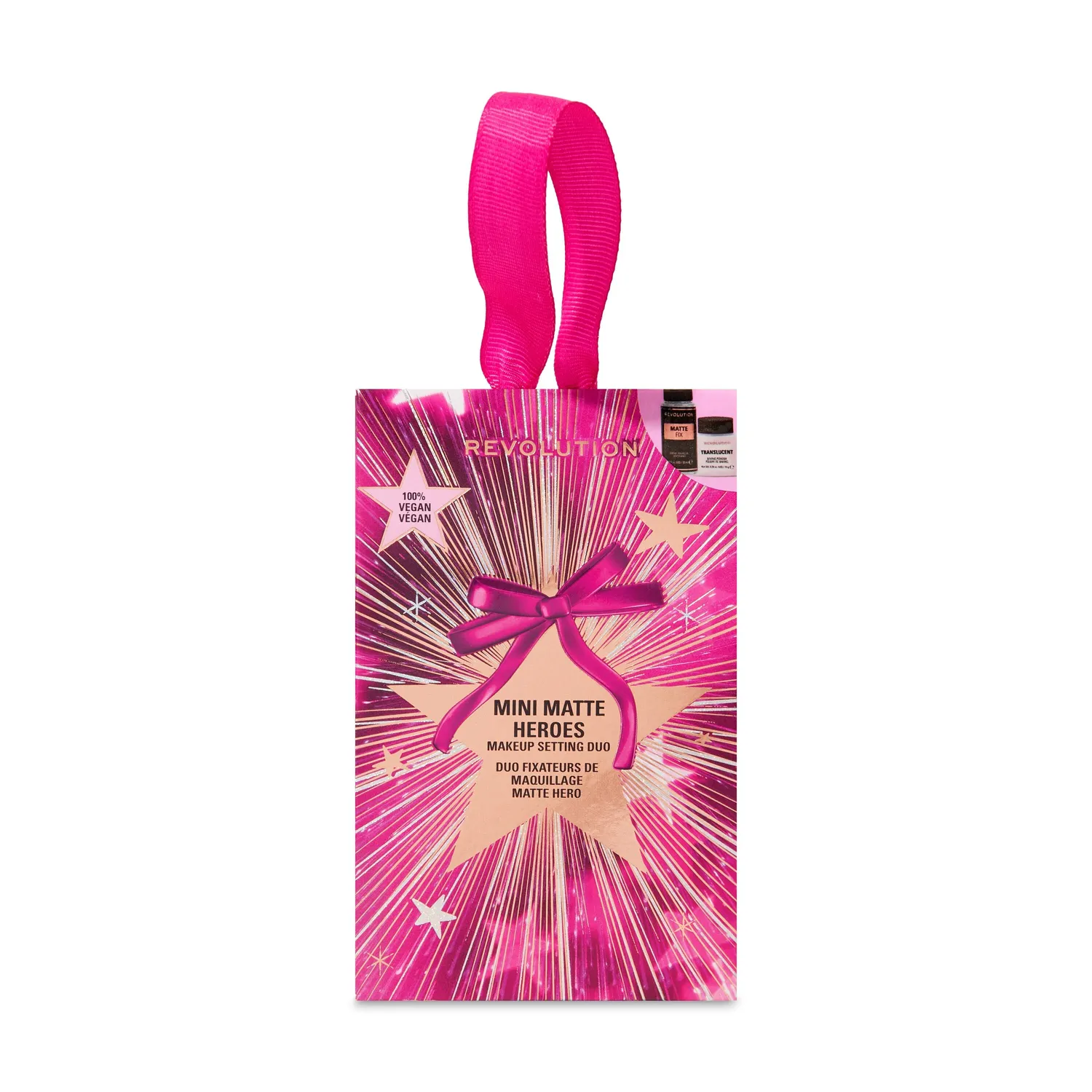 Revolution Mini Matte Heroes duo poudre translucide spray mat