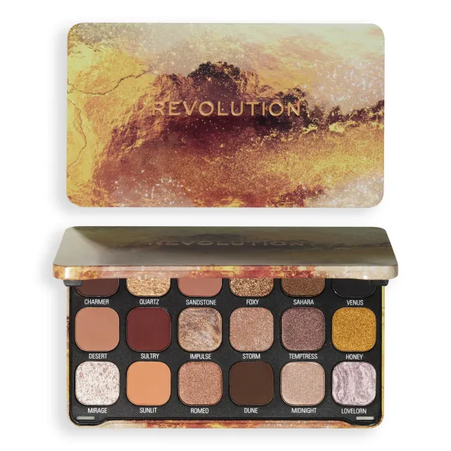 Revolution Forever Flawless Bronze Temptation palette 18 fards bronze