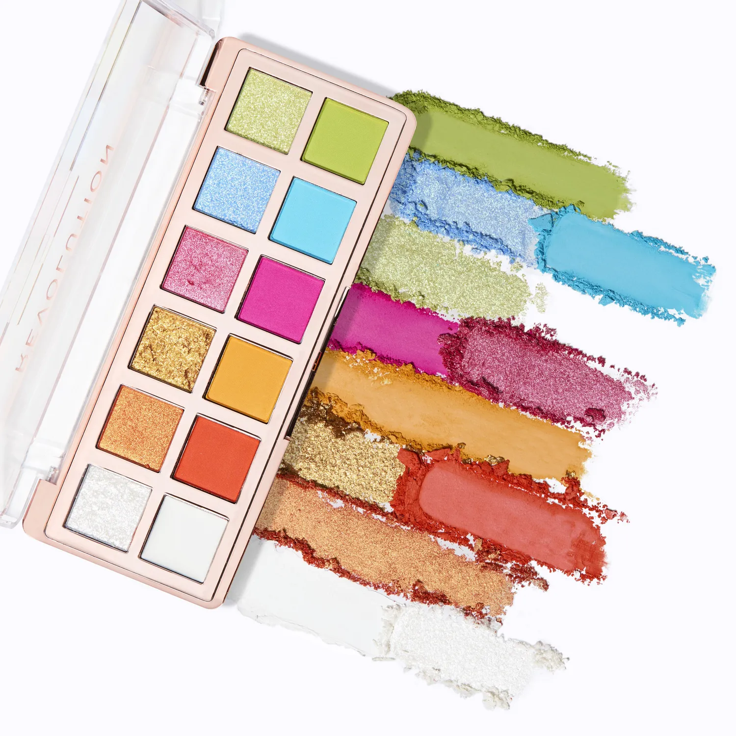 Revolution Vibrant Icon Brights palette fards 12 couleurs vives