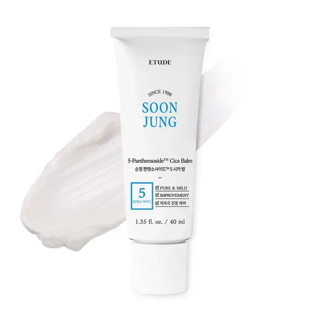 Etude House SoonJung 5-Panthensoside baume cica 40 ml peaux sensibles