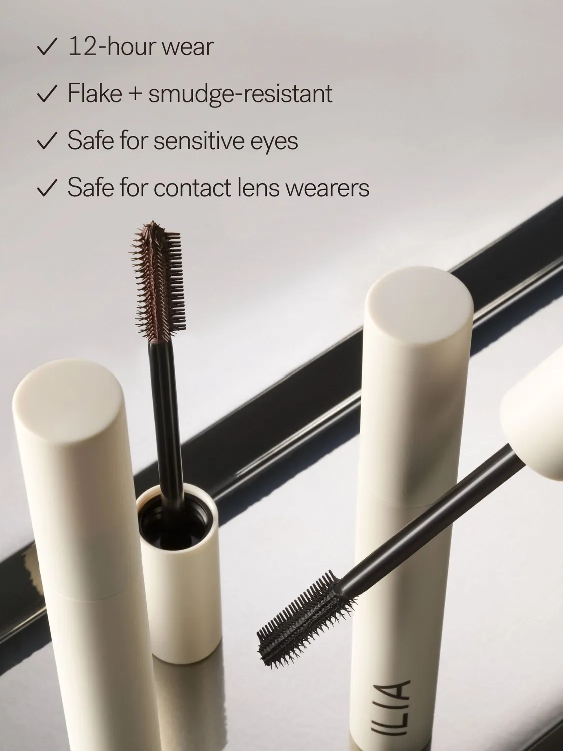 Ilia The Limitless Lash Duo mascara noir marron longue tenue