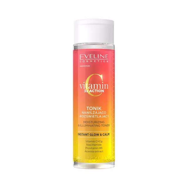 Eveline Vitamin C 3x Action lotion tonique éclat hydratante