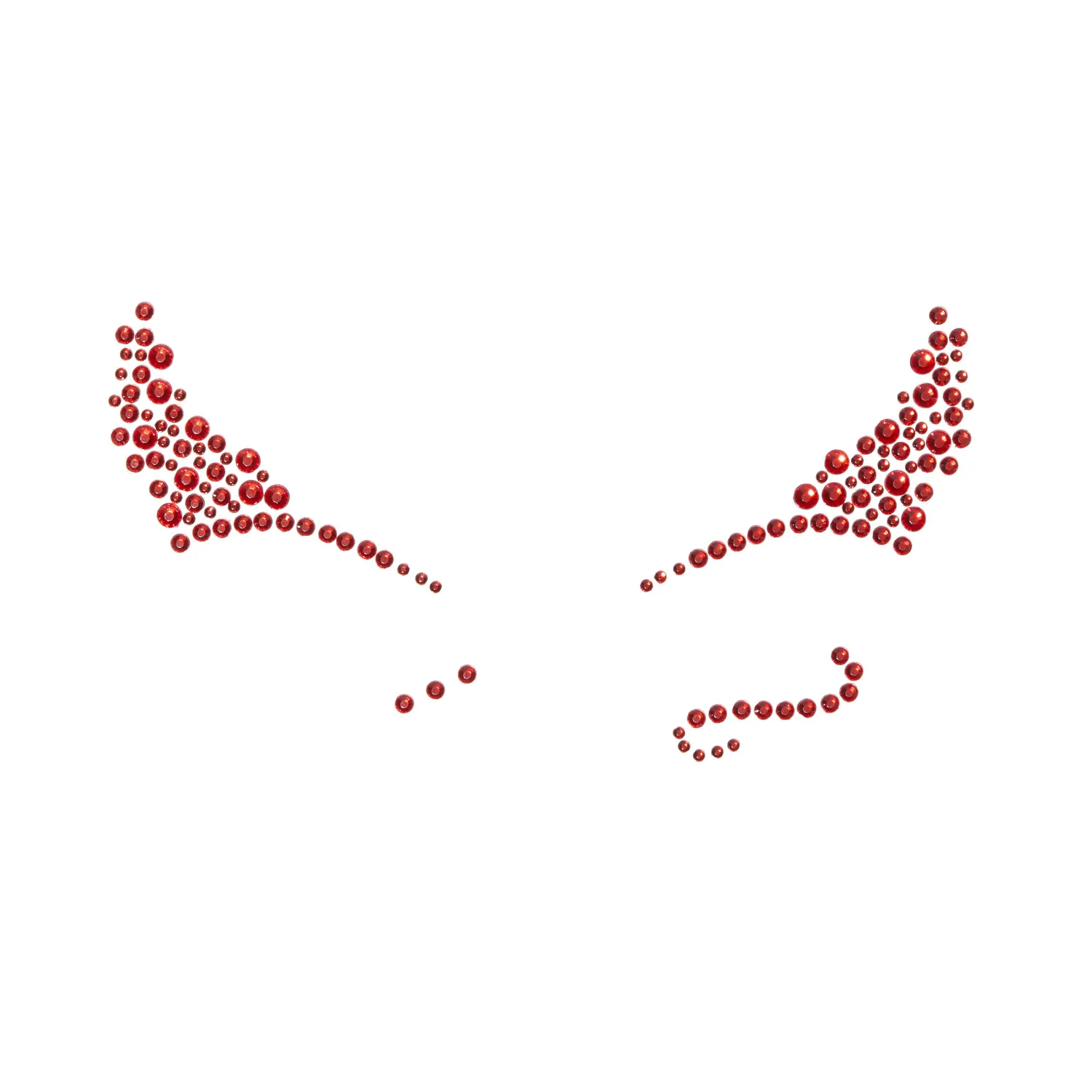 Revolution Truly Sinful strass visage Halloween rouge diable