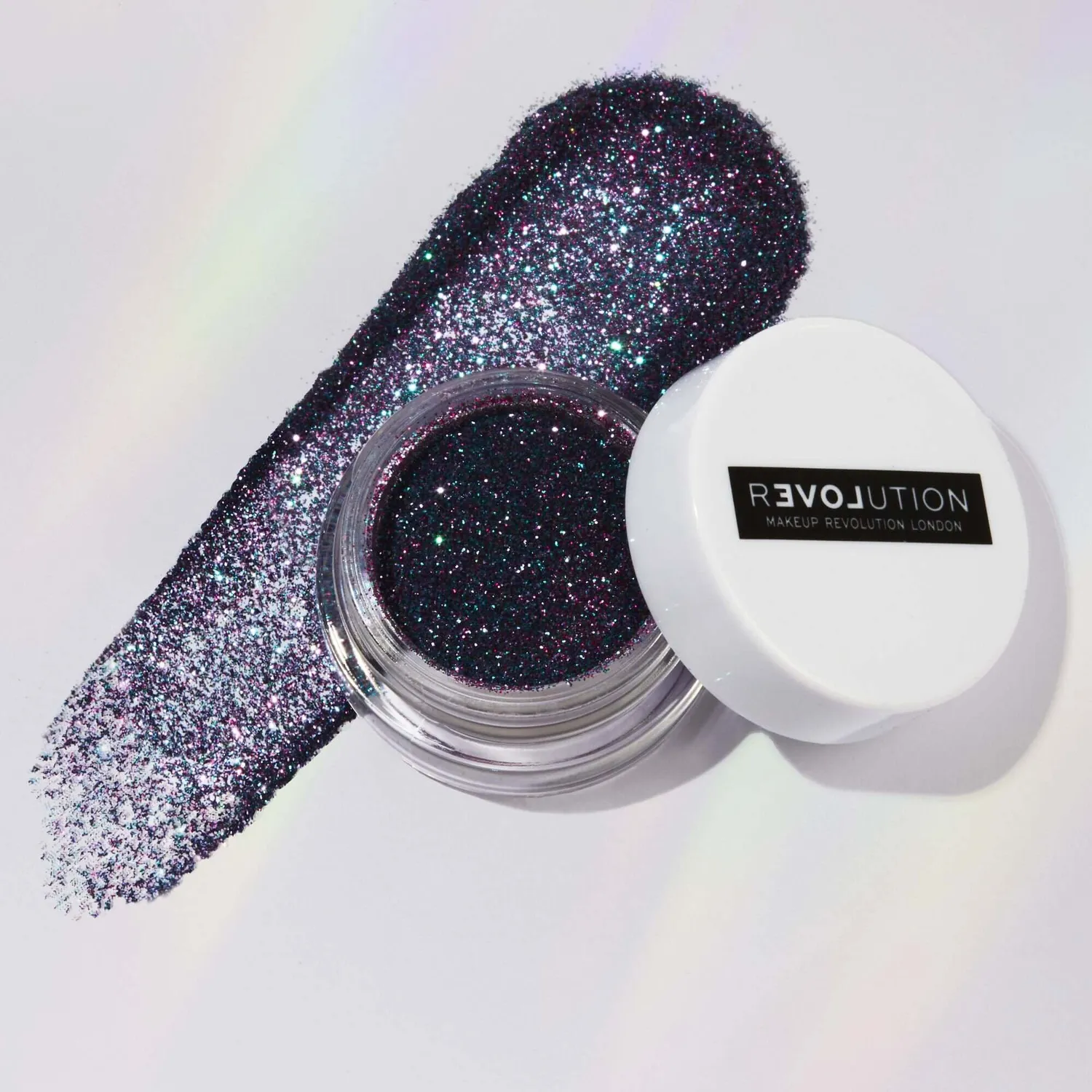 Revolution Relove Euphoric Glitter Pot paillettes Blue Frost irisé