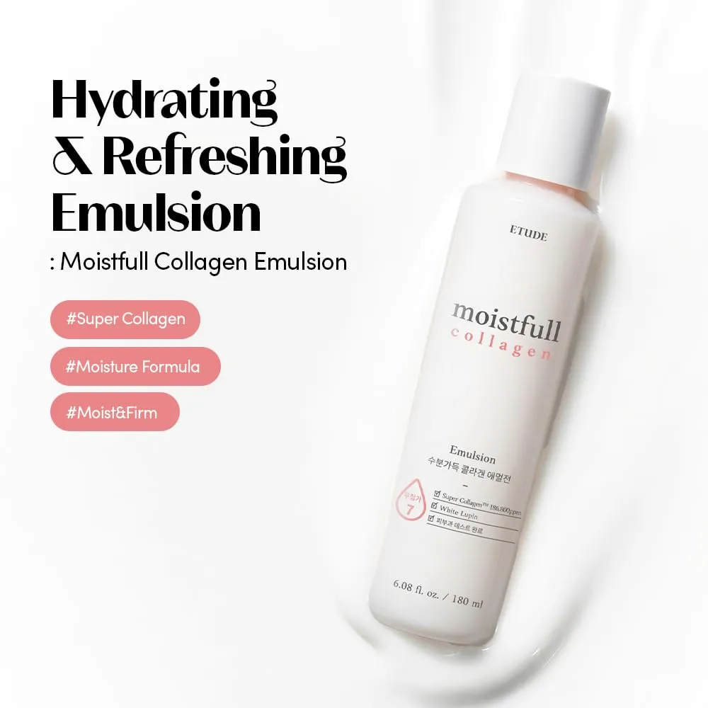 Etude Moistfull Collagen émulsion visage collagène 180 ml hydratante