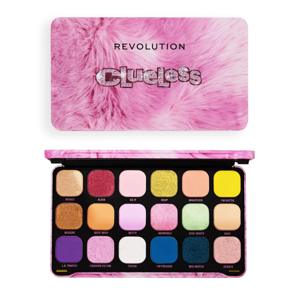 Revolution x Clueless As If palette fards à paupières 18 teintes mates