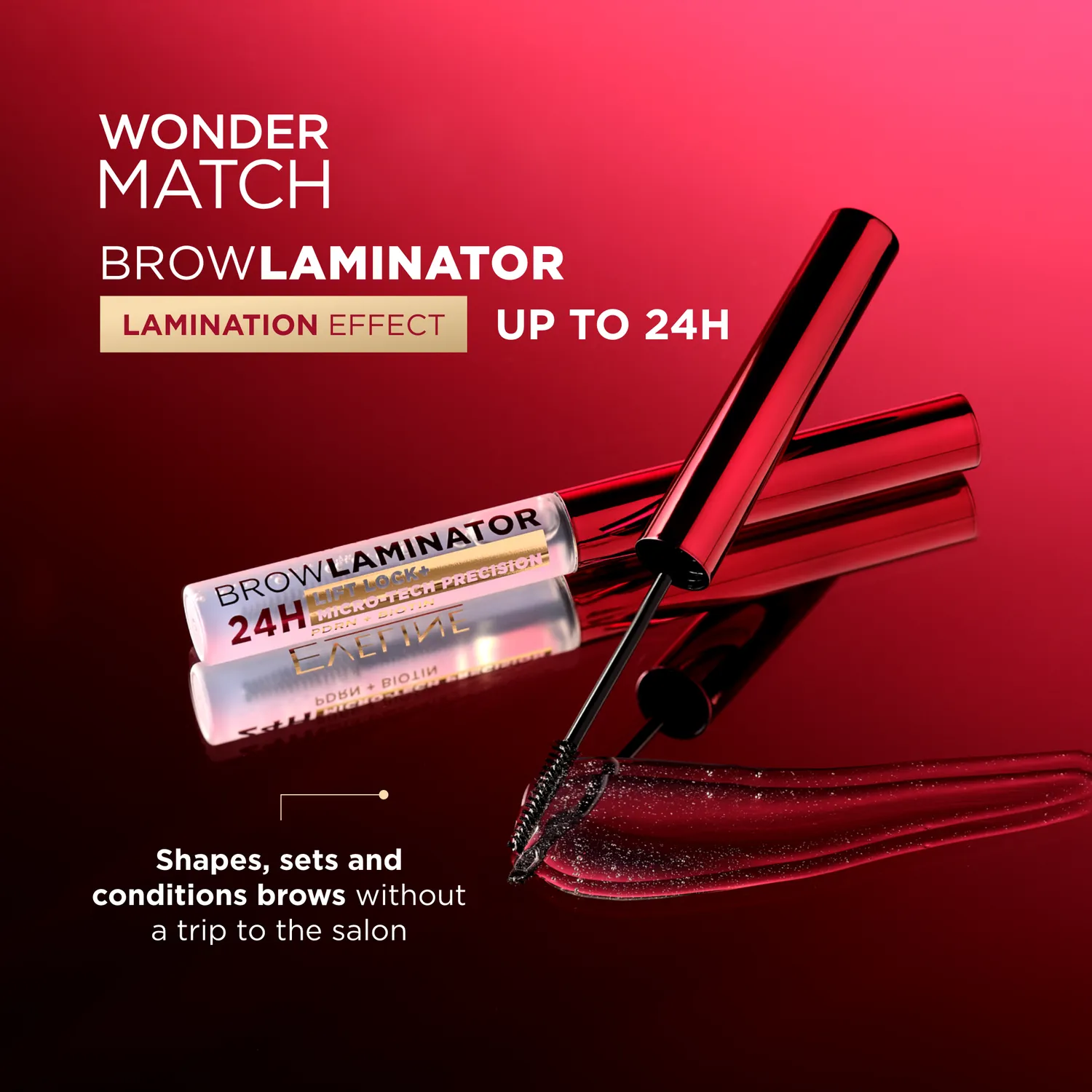 Eveline Wonder Match Brow Laminator gel sourcils fixant vegan