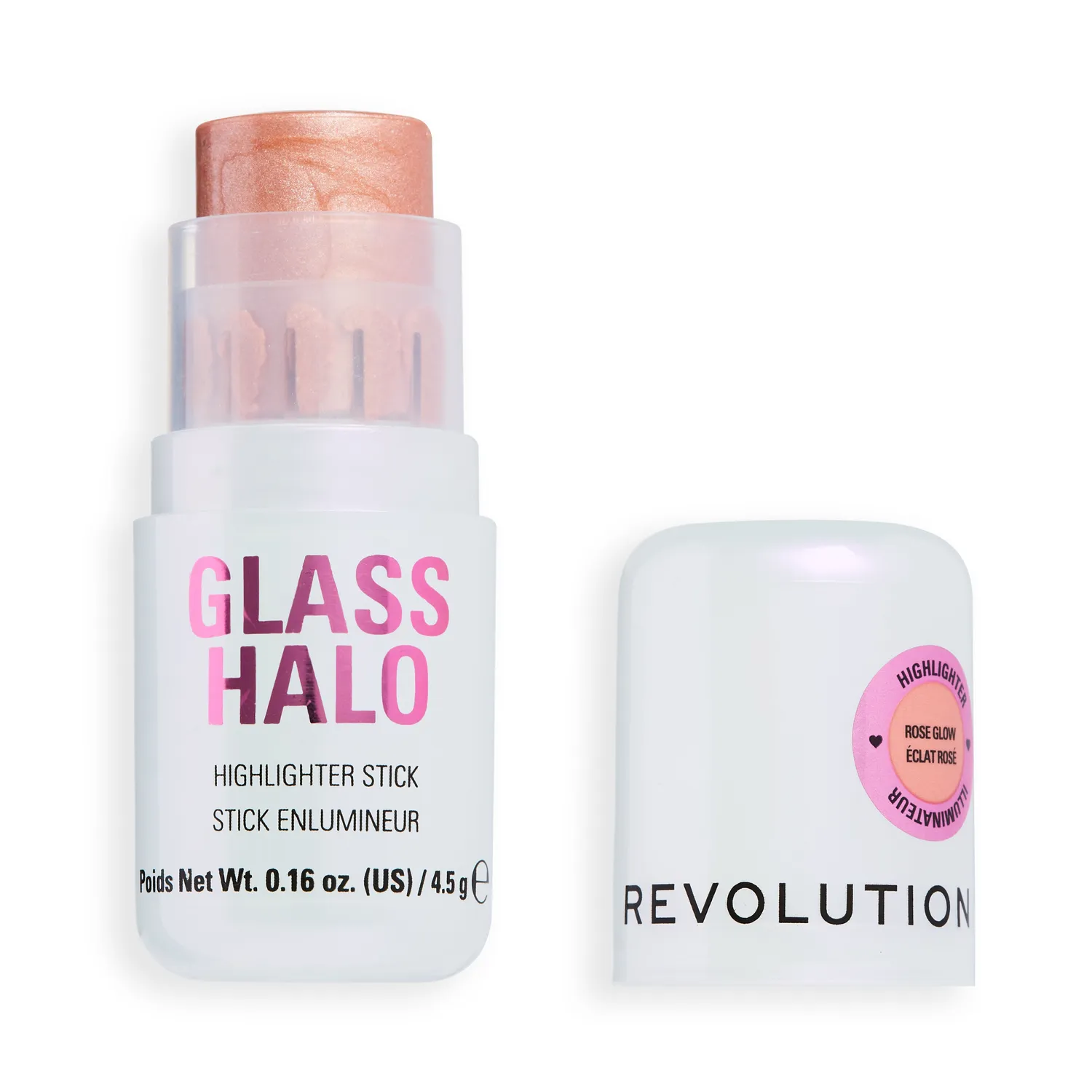 Revolution Glass Halo Clear Glow stick highlighter éclat verre