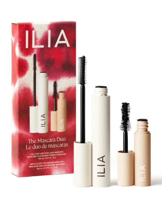 Ilia Mascara Duo mascaras After Midnight + noir longueur volume