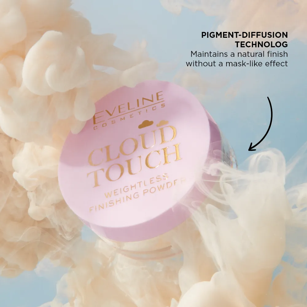 Eveline Cloud Touch poudre fixatrice légère fini mat naturel