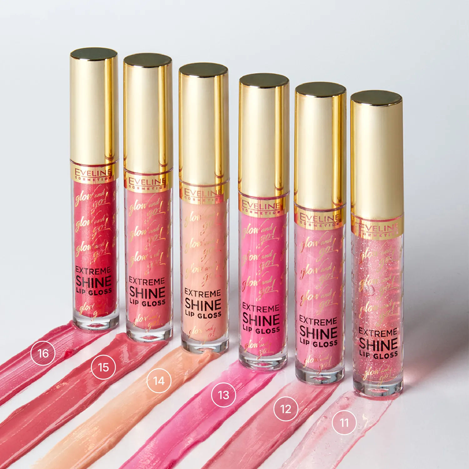 Eveline Glow & Go gloss lèvres repulpant hydratant brillant