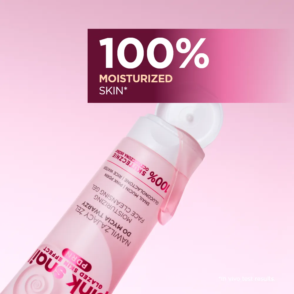 Eveline Cosmetics Pink Snail gel nettoyant hydratant visage