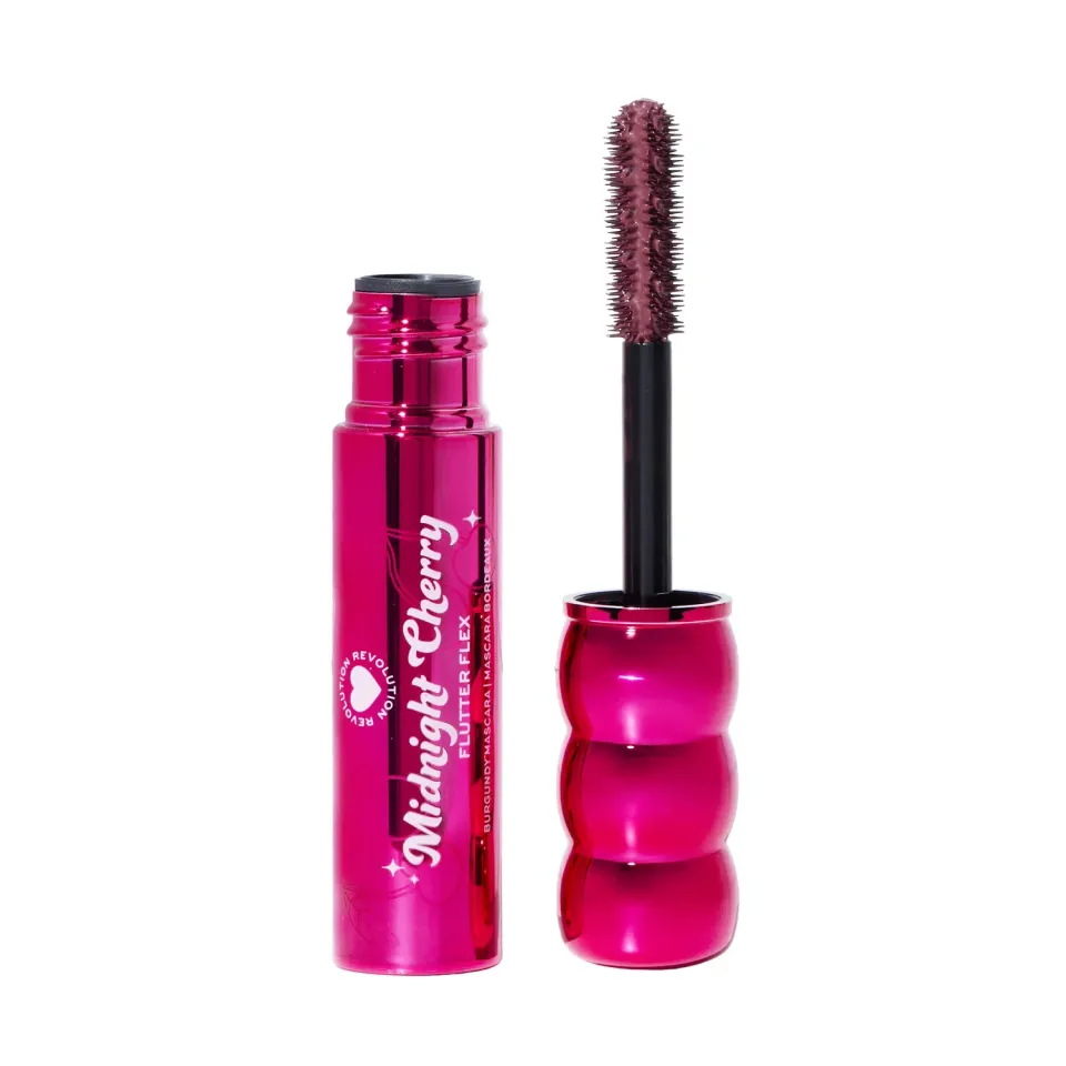 I Heart Revolution Midnight Cherry mascara bordeaux burgundy