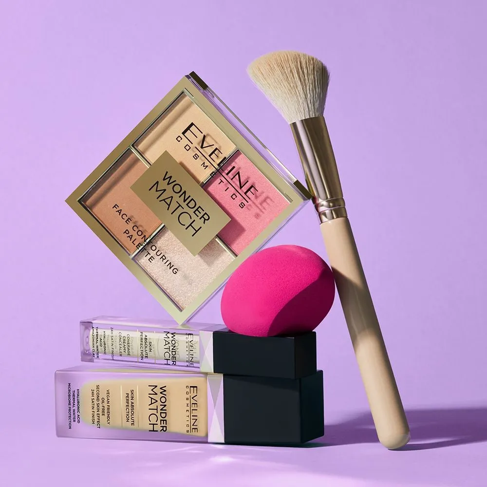 Eveline Wonder Match palette contour visage 4 en 1