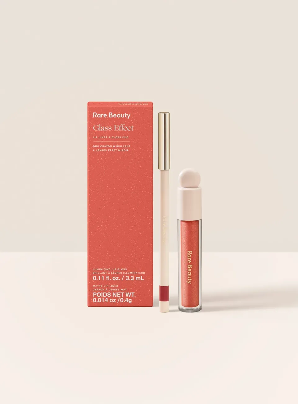 Rare Beauty Glass Effect duo crayon gloss lèvres Revive