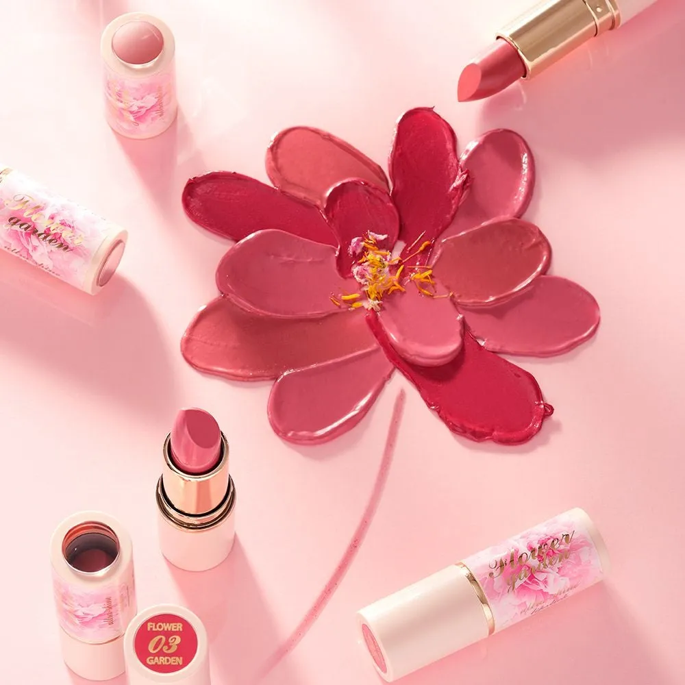 Eveline Cosmetics Flower Garden rouge à lèvres hydratant n°02