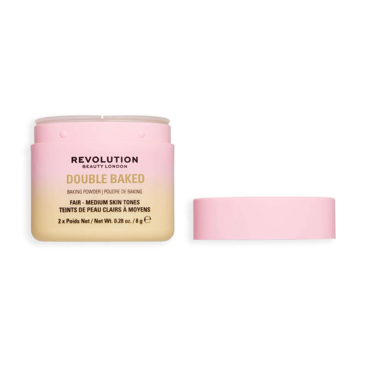 Revolution Double Baked poudre libre matifiante 2 teintes