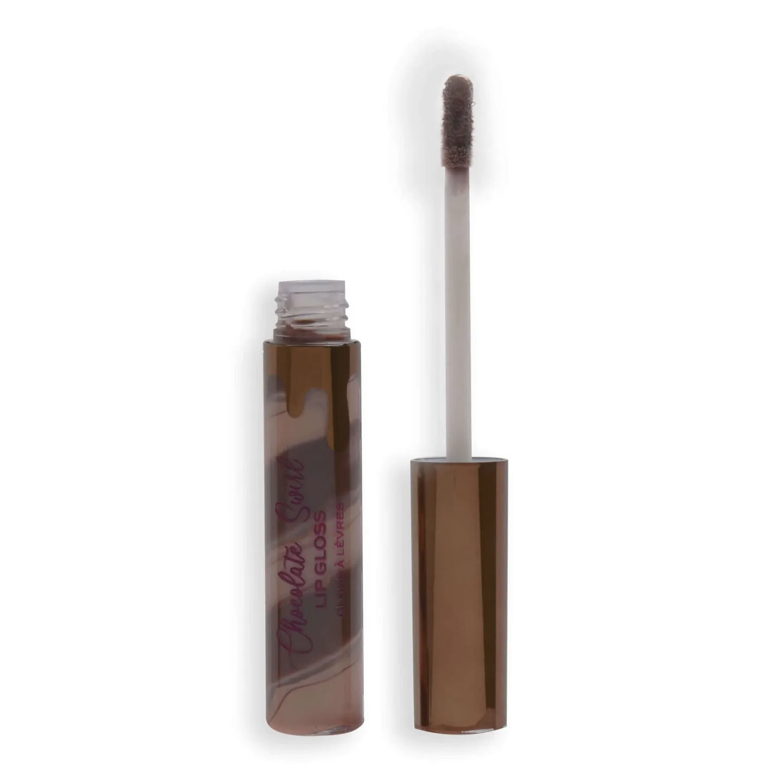 Revolution I Heart Soft Swirl Gloss lèvres Chocolate Marshmallow fini brillant