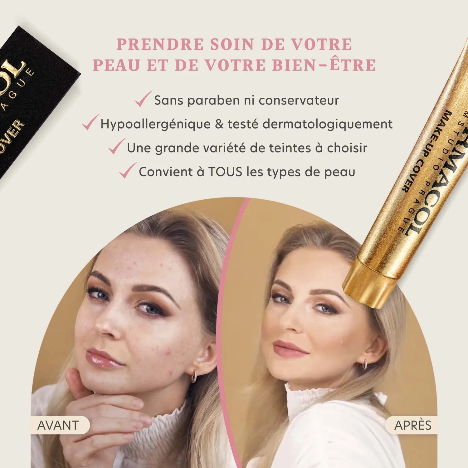 Dermacol Make Up Cover fond de teint 210 30 g SPF30 mat