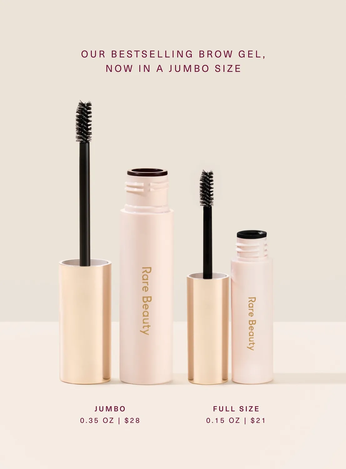 Rare Beauty Brow Harmony gel sourcils transparent jumbo