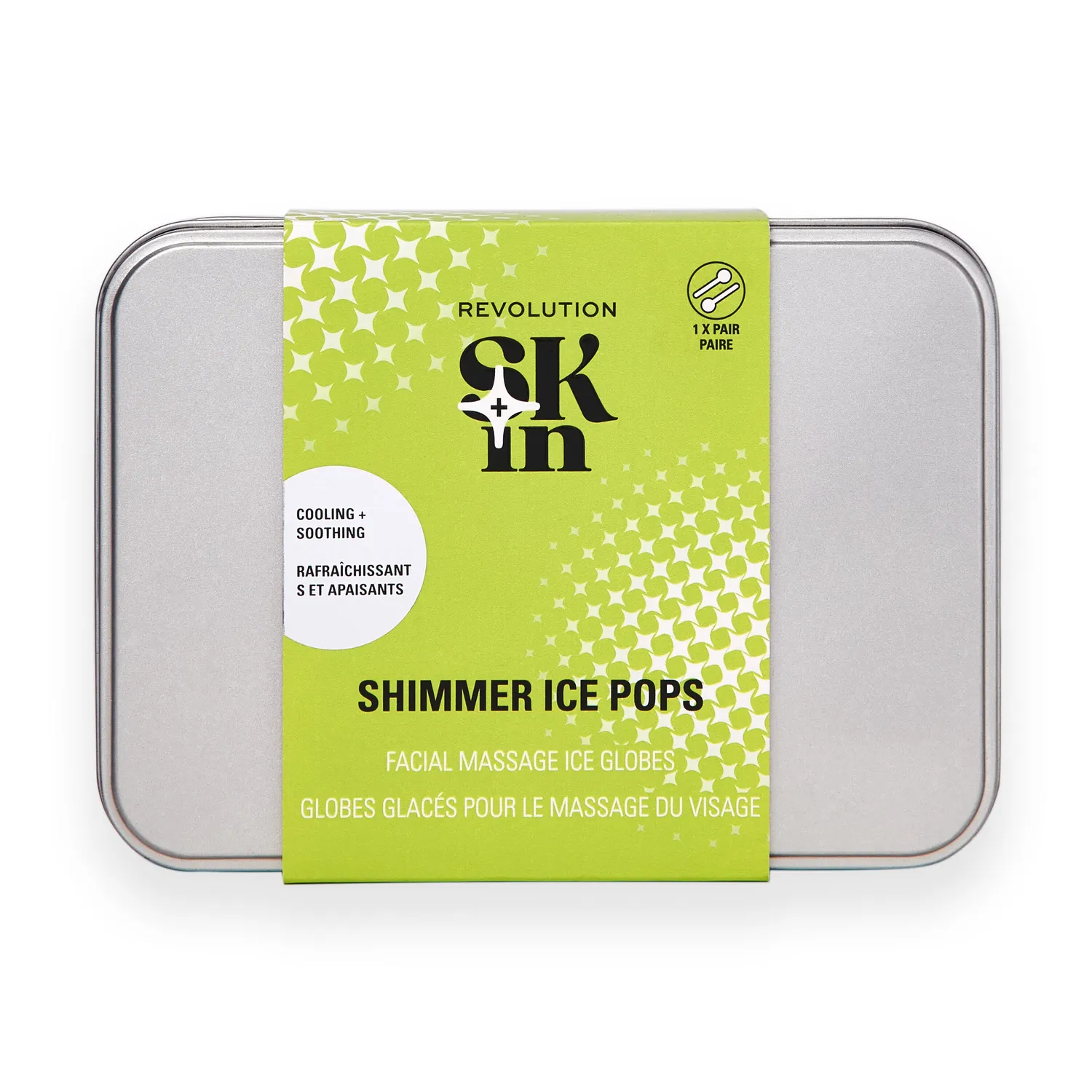 Revolution Skin Ice Globes outil visage froid décongestionnant