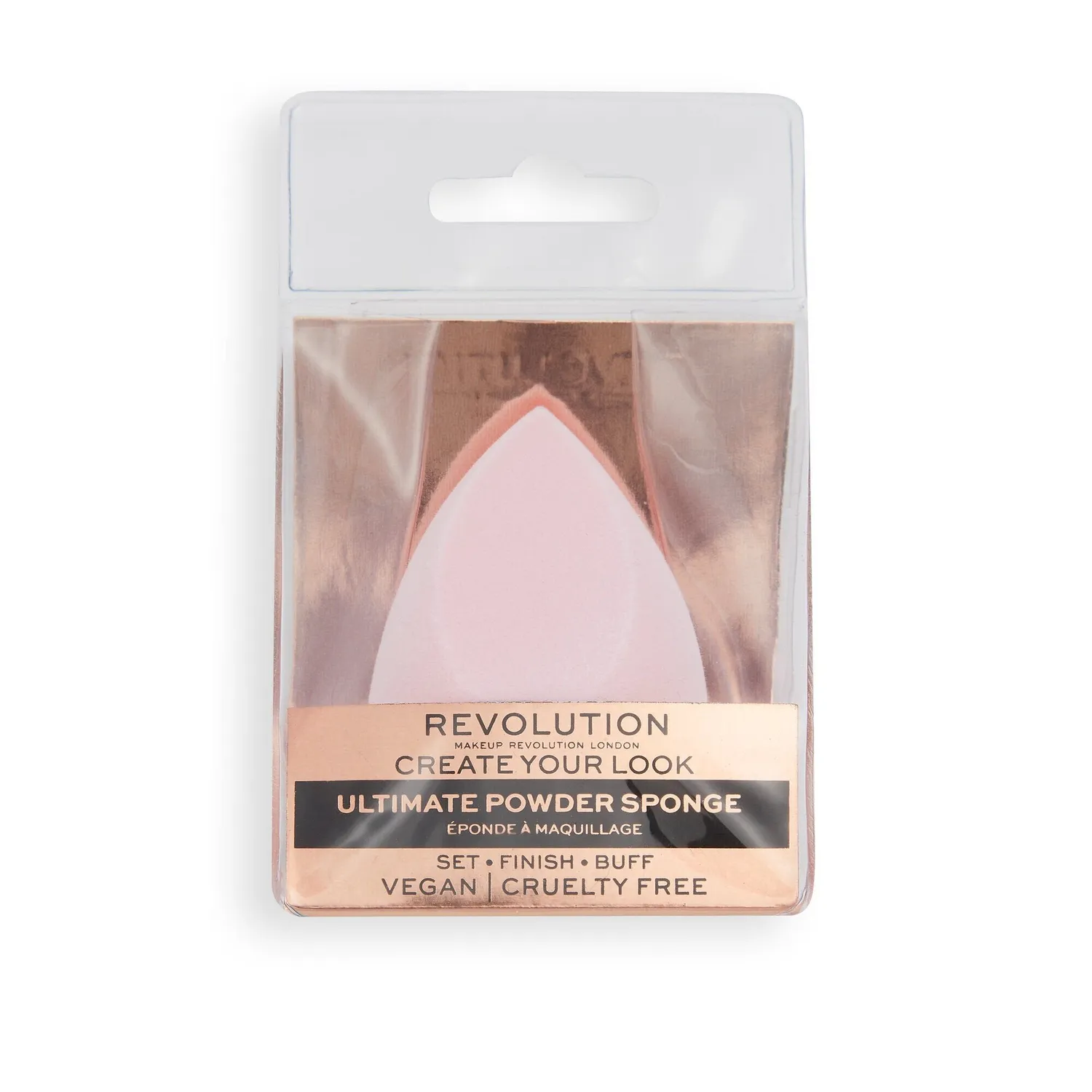 Revolution Create Ultimate Powder éponge maquillage flockée