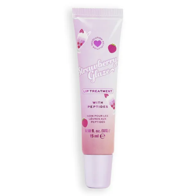 I Heart Revolution Strawberry Glaze baume lèvres peptide fraise