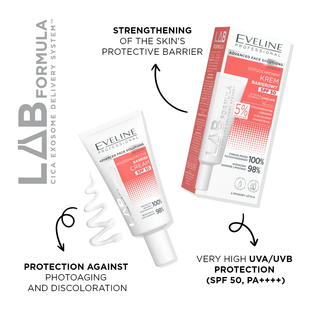 Eveline Lab Formula Photo-Protective Barrier crème visage SPF50