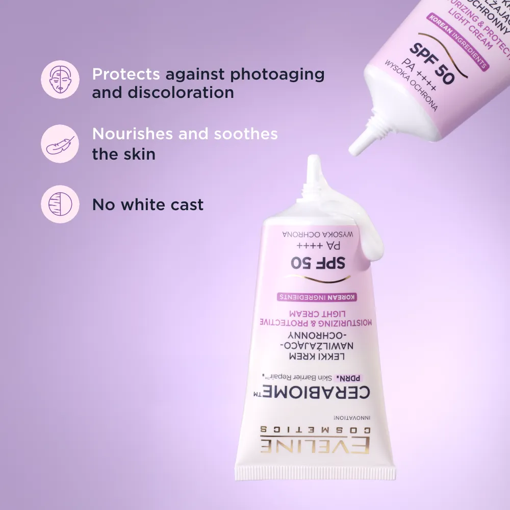 Eveline Cerabiome crème légère SPF 50 hydratante
