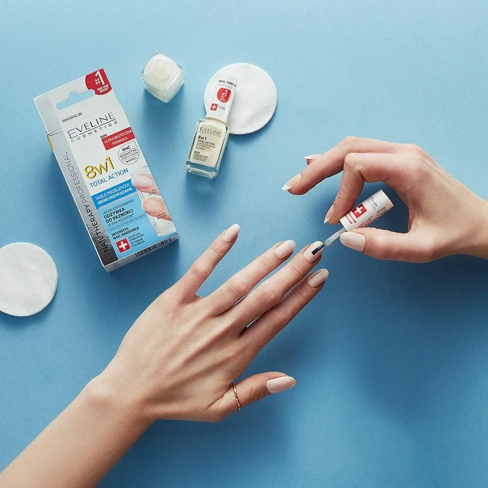 Eveline Nail Therapy Total Action 8en1 soin ongles fortifiant