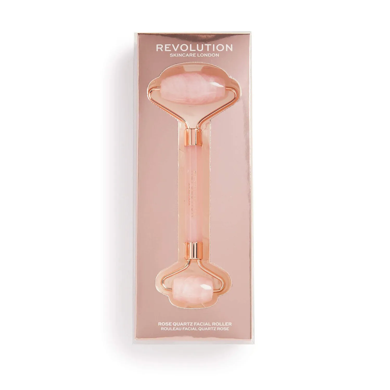 Revolution Skincare rouleau visage quartz rose stimulant