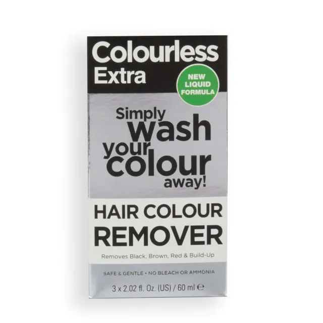 Revolution Colourless Extra effaceur cheveux noir brun roux