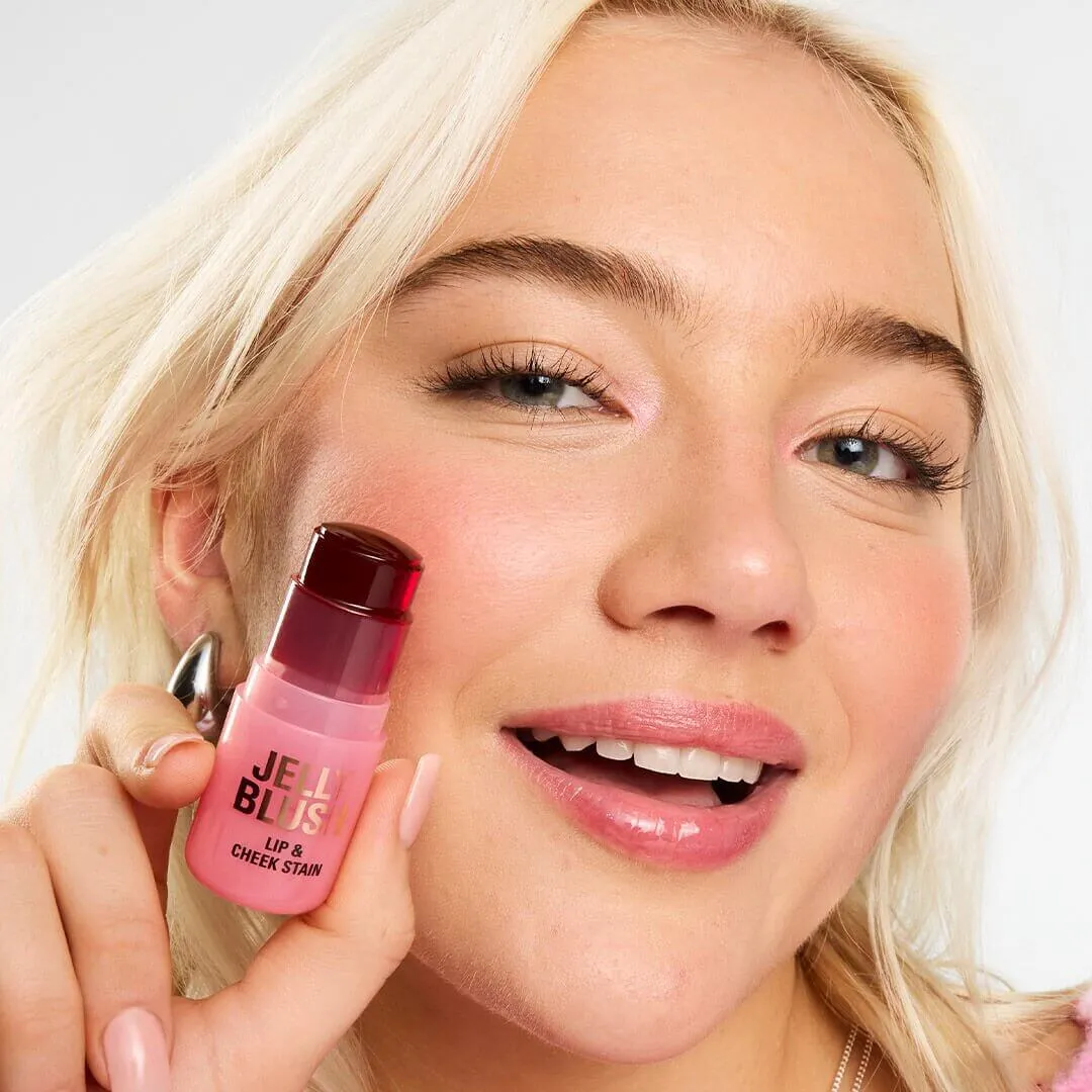 Revolution Jelly Blush Stick Lèvres Joues Cherry Red