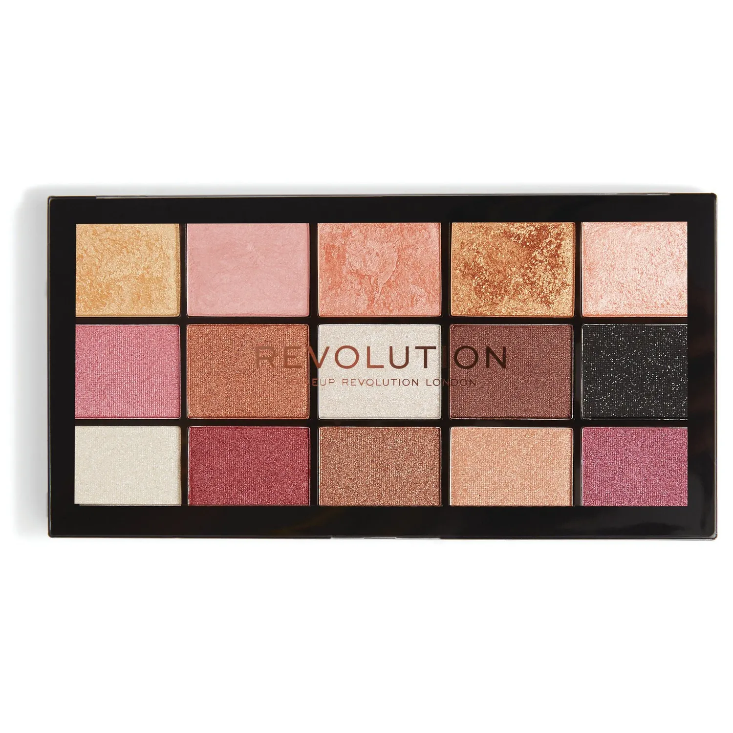 Revolution Reloaded Palette fards Affection 15 teintes doré burgundy